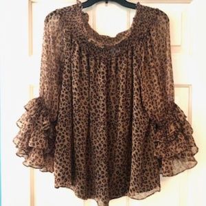 CeCe Off the Shoulder Blouse XL